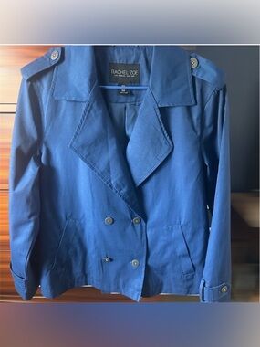 Rachel Zoe Women's Navy Trench Coat